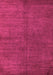 Machine Washable Abstract Pink Modern Rug, wshabs4694pnk