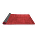 Abstract Red Modern Area Rugs