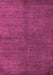 Machine Washable Abstract Purple Modern Area Rugs, wshabs4694pur