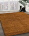 Abstract Orange Modern Rug in Family Room, abs4694