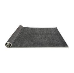Sideview of Abstract Gray Modern Rug, abs4694gry