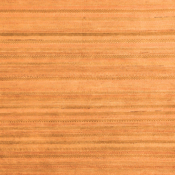 Square Solid Orange Modern Rug, abs4695org