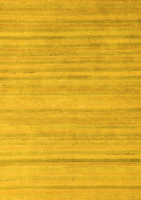 Solid Yellow Modern Rug, abs4695yw