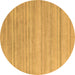 Round Solid Brown Modern Rug, abs4695brn