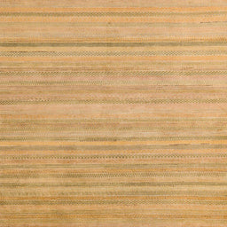 Square Machine Washable Abstract Orange Rug, wshabs4695