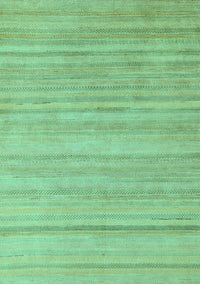 Solid Turquoise Modern Rug, abs4695turq