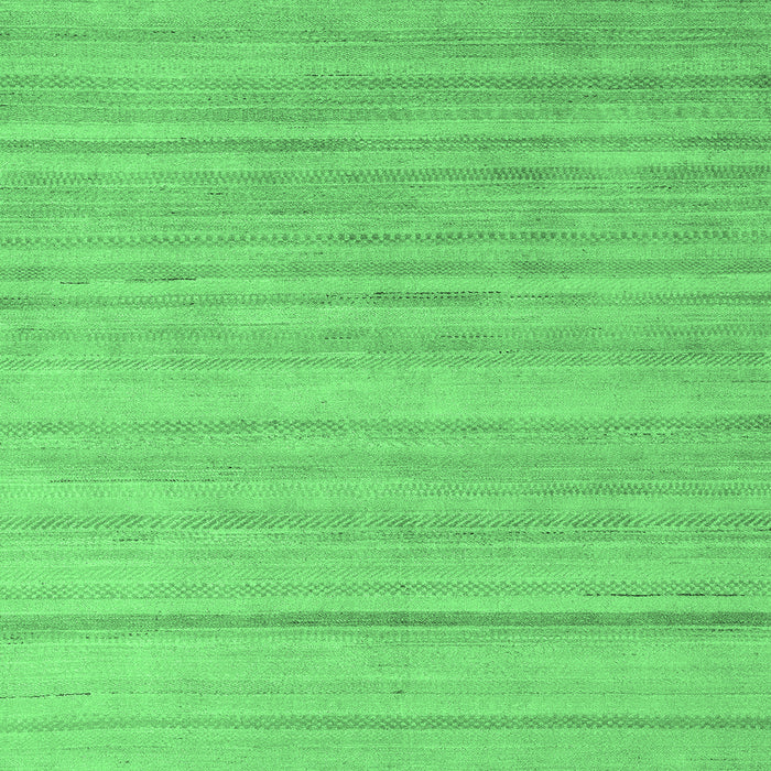 Square Solid Emerald Green Modern Rug, abs4695emgrn