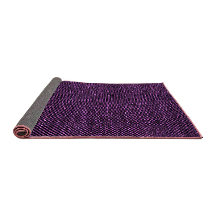 Sideview of Abstract Purple Modern Rug, abs4696pur