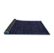 Sideview of Abstract Blue Modern Rug, abs4696blu