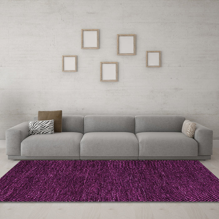 Machine Washable Abstract Pink Modern Rug in a Living Room, wshabs4696pnk