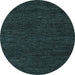 Round Abstract Light Blue Modern Rug, abs4696lblu