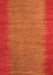 Abstract Orange Modern Rug, abs4697org