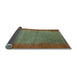 Sideview of Abstract Light Blue Modern Rug, abs4697lblu