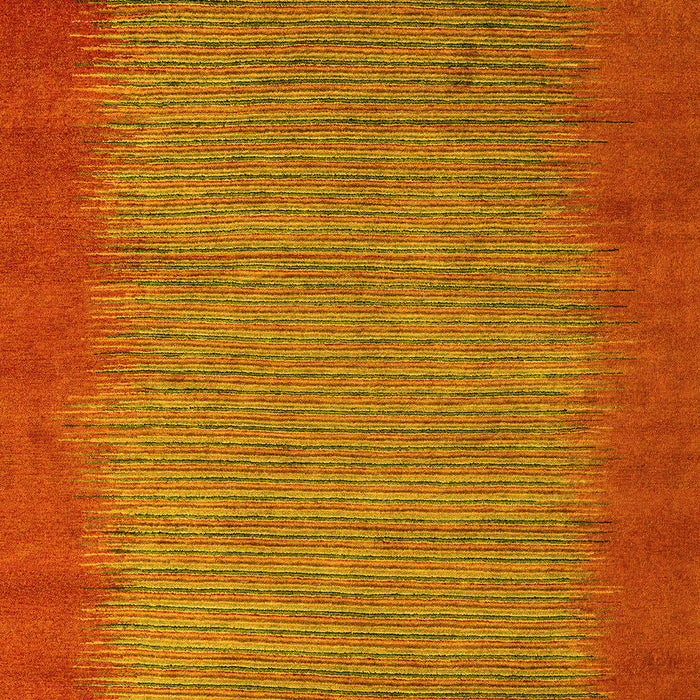 Abstract Yellow Modern Rug, abs4697yw