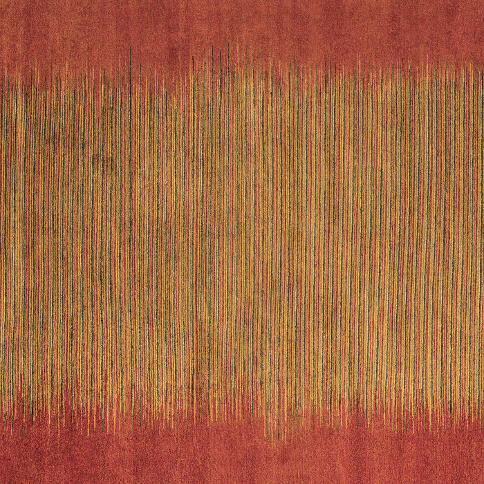 Square Machine Washable Abstract Brown Modern Rug, wshabs4697brn