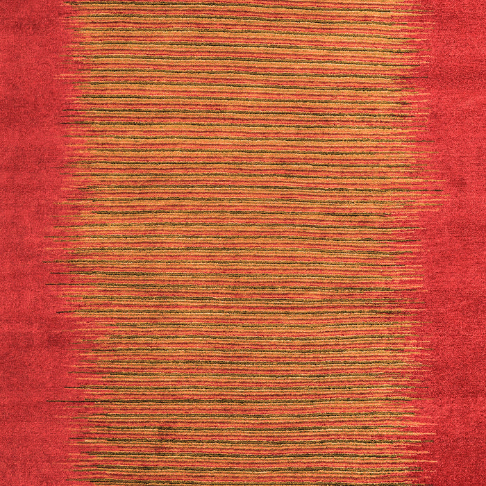 Machine Washable Abstract Orange Modern Area Rugs, wshabs4697org