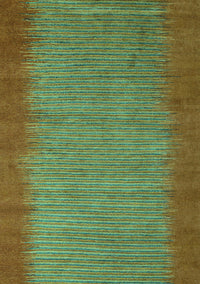 Abstract Turquoise Modern Rug, abs4697turq