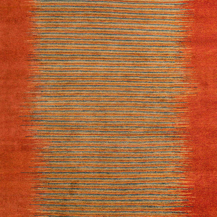 Machine Washable Abstract Red Rug, wshabs4697