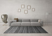 Machine Washable Abstract Gray Modern Rug in a Living Room,, wshabs4698gry