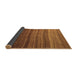 Sideview of Abstract Brown Modern Rug, abs4698brn