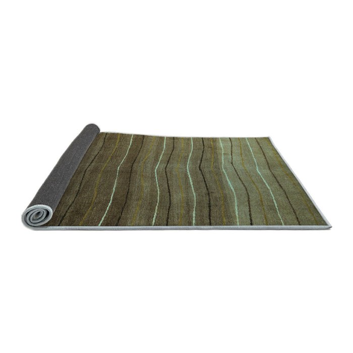 Sideview of Abstract Light Blue Modern Rug, abs4698lblu