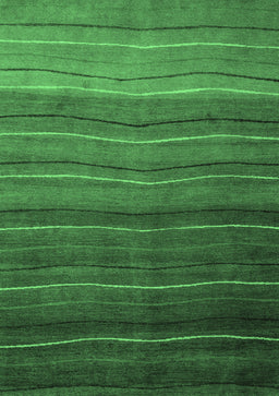 Abstract Emerald Green Modern Rug, abs4698emgrn