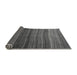 Sideview of Abstract Gray Modern Rug, abs4698gry