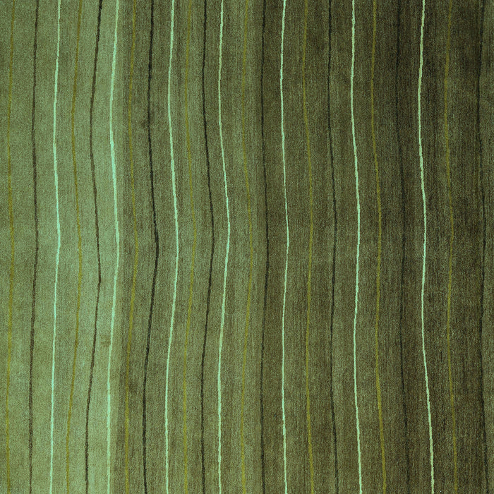 Square Abstract Turquoise Modern Rug, abs4698turq