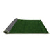 Sideview of Abstract Green Modern Rug, abs4699grn