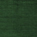 Square Machine Washable Abstract Emerald Green Modern Area Rugs, wshabs4699emgrn