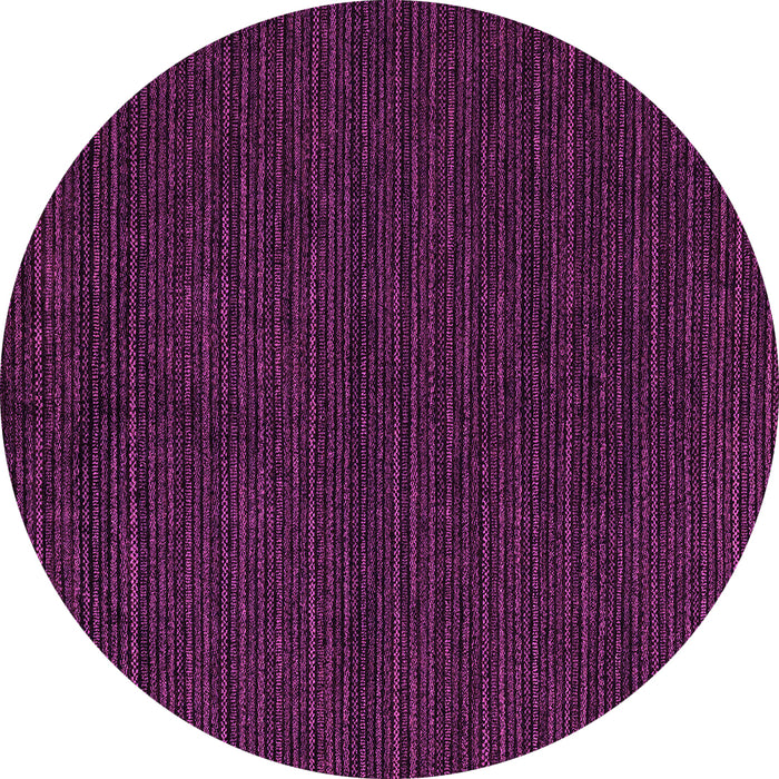 Round Machine Washable Abstract Pink Modern Rug, wshabs4699pnk