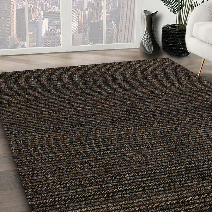 Machine Washable Abstract Coffee Brown Rug in a Family Room, wshabs4699