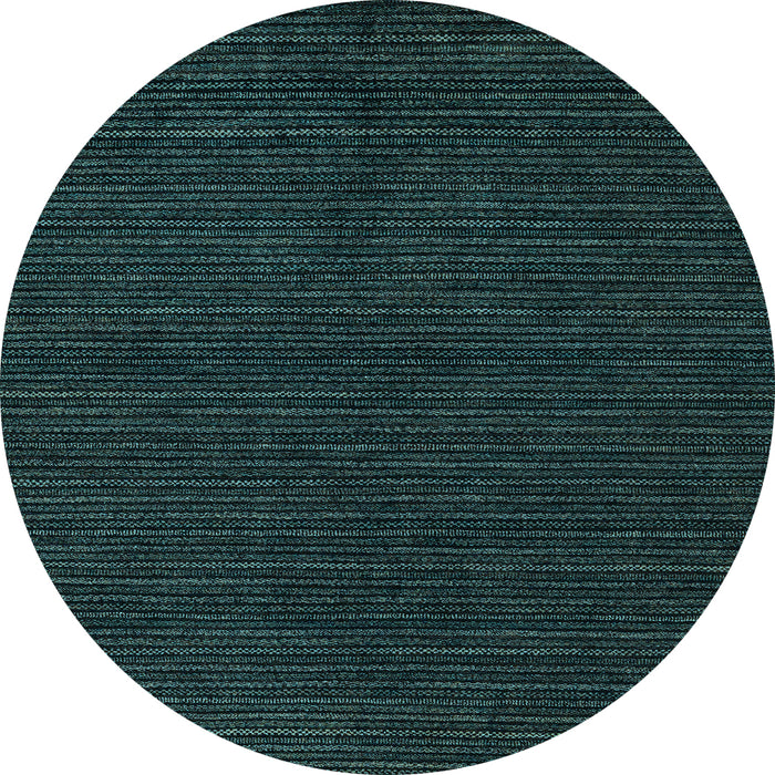 Round Machine Washable Abstract Light Blue Modern Rug, wshabs4699lblu