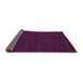 Sideview of Abstract Pink Modern Rug, abs4699pnk