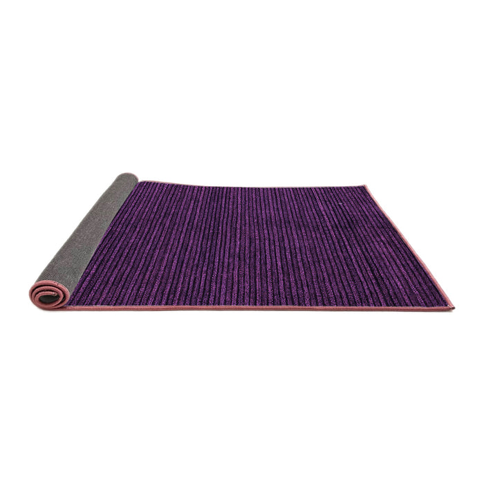 Sideview of Abstract Purple Modern Rug, abs4699pur