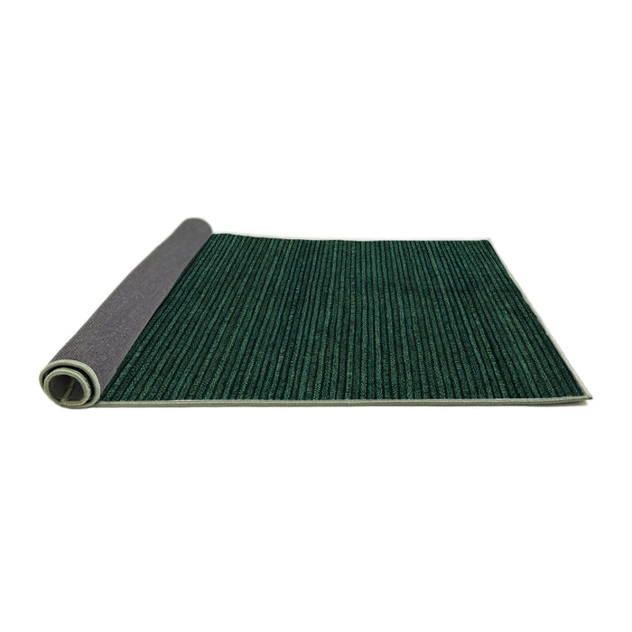 Sideview of Abstract Turquoise Modern Rug, abs4699turq