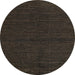 Round Abstract Coffee Brown Modern Rug, abs4699