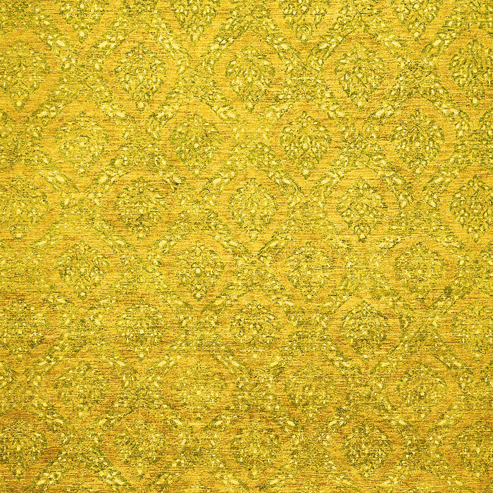 Machine Washable Abstract Yellow Modern Rug, wshabs469yw