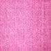 Square Machine Washable Abstract Pink Modern Rug, wshabs469pnk