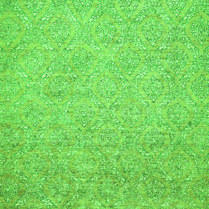 Machine Washable Abstract Green Modern Area Rugs, wshabs469grn