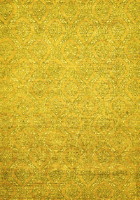 Abstract Yellow Modern Rug, abs469yw