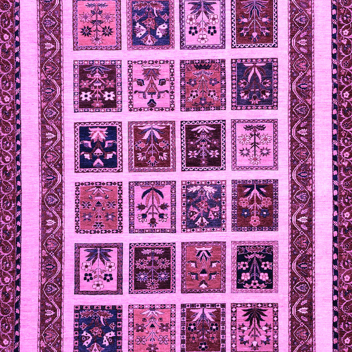 Machine Washable Abstract Purple Modern Area Rugs, wshabs46pur