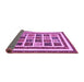 Sideview of Abstract Purple Modern Rug, abs46pur