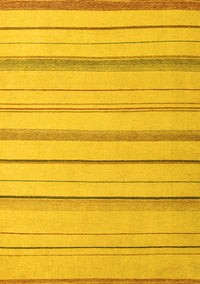 Solid Yellow Modern Rug, abs4700yw