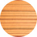 Round Solid Orange Modern Rug, abs4700org