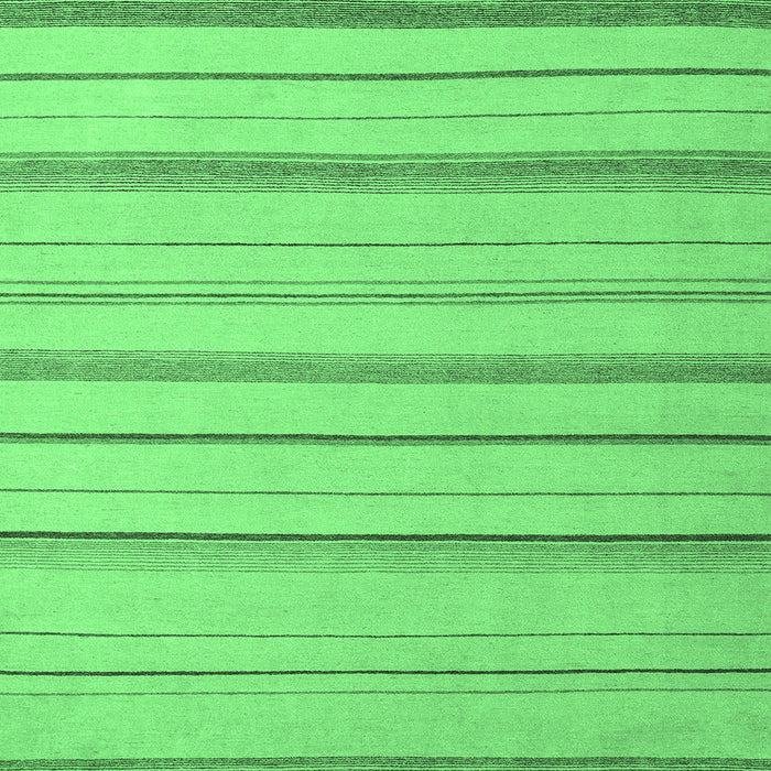 Square Machine Washable Solid Emerald Green Modern Area Rugs, wshabs4700emgrn