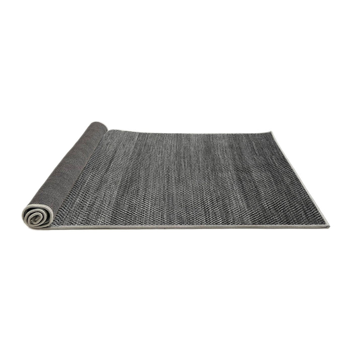 Sideview of Abstract Gray Modern Rug, abs4701gry