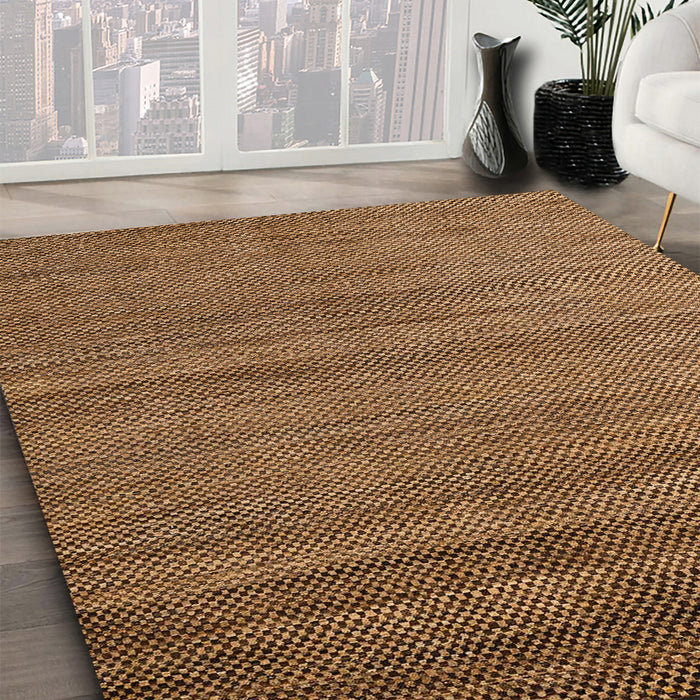 Machine Washable Abstract Red Brown Rug in a Family Room, wshabs4701