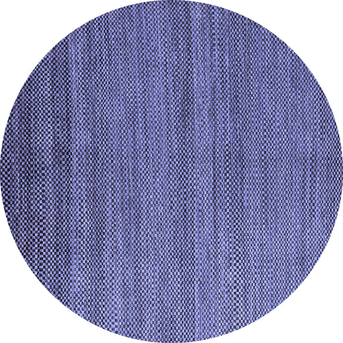 Round Machine Washable Abstract Blue Modern Rug, wshabs4701blu