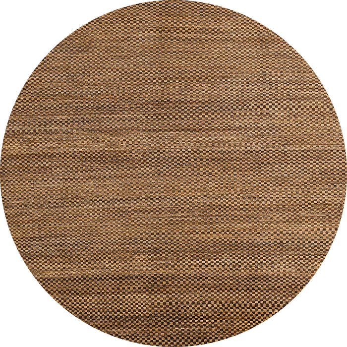 Round Machine Washable Abstract Red Brown Rug, wshabs4701